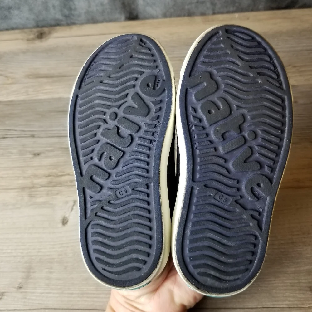 Native Jefferson Navy Blue Waterproof Slip On Sneaker Shoe